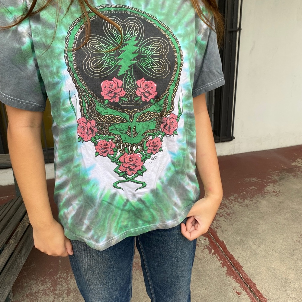 Vintage Grateful Dead Celtic tie dye tshirt